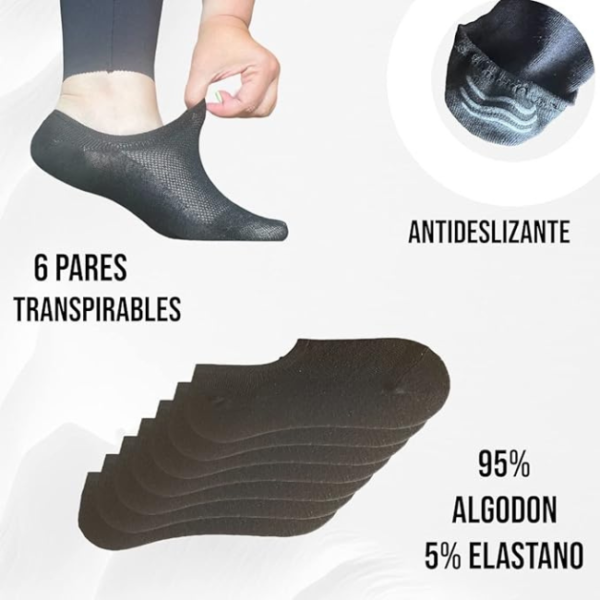 Calcetines Unisex Cortos Invisibles - Imagen 2